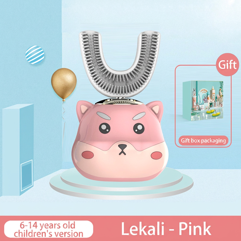 U-shaped automatic electric toothbrush for children