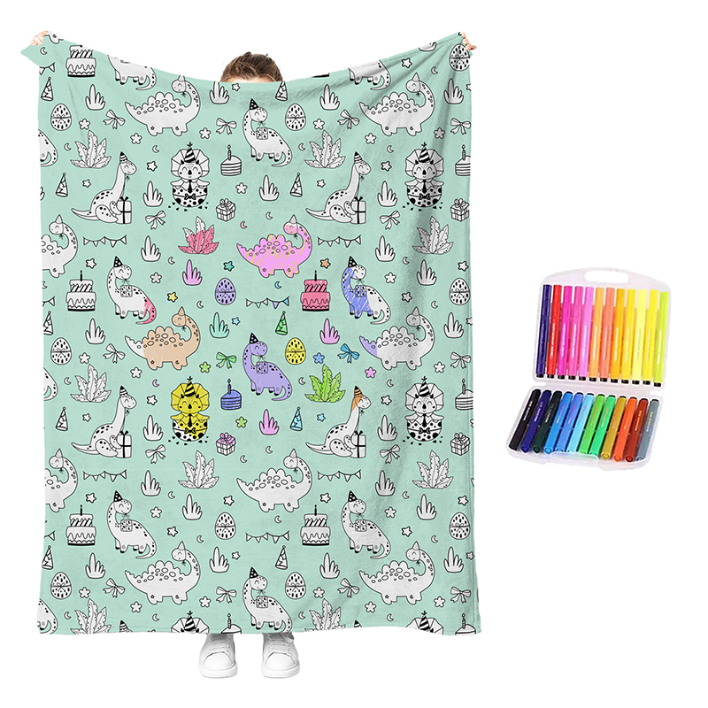 🥳2026 HOT SALE🥳💞50K+ SOLD!💖 50% OFF!💯 Personalised Colouring Blanket – The Unique DIY Gift They’ll Love