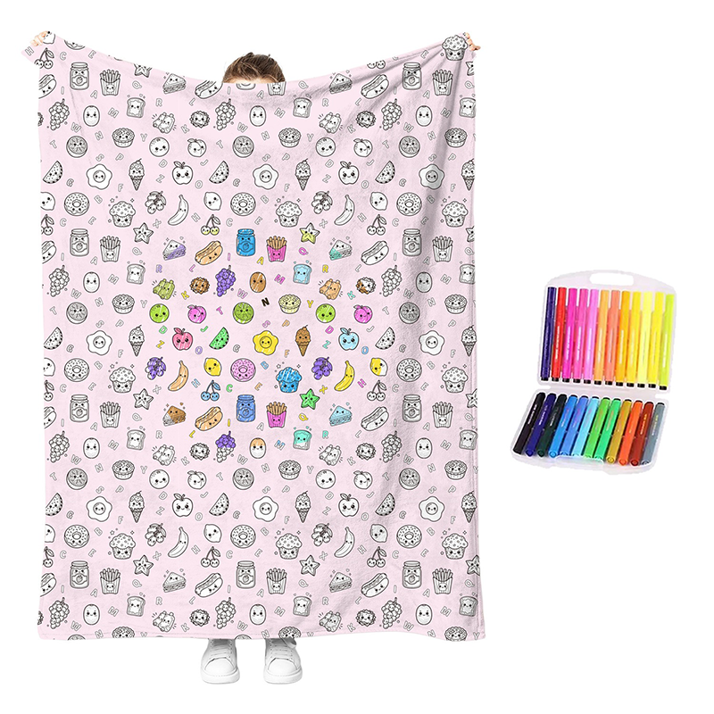 🥳2026 HOT SALE🥳💞50K+ SOLD!💖 50% OFF!💯 Personalised Colouring Blanket – The Unique DIY Gift They’ll Love