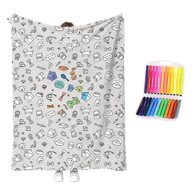 🥳2026 HOT SALE🥳💞50K+ SOLD!💖 50% OFF!💯 Personalised Colouring Blanket – The Unique DIY Gift They’ll Love