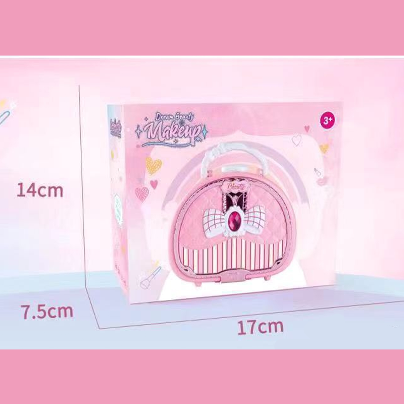 🏆LIMITED TIME 49% OFF💄Kids Washable Makeup Toy Set with Portable Pink Handbag