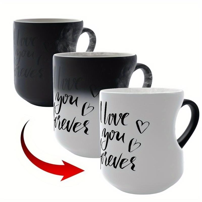 ⏳Time-Limited Special⏰Color Changing Heart Handle Ceramic Mug for Valentine's Day ☕