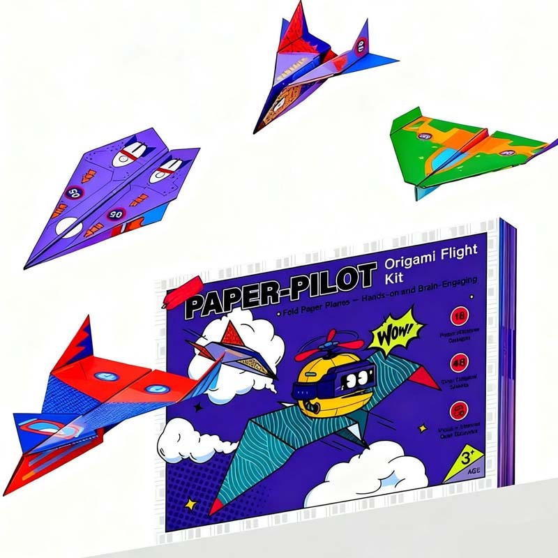 ✈️ 50% OFF NOW! 🎨 Creative DIY Paper Airplane Set for Kids – Fun designs, easy assembly & educational – Perfect for creative play & learning 📐