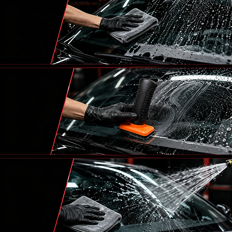 2-in-1 Car Windshield Oil Film Remover