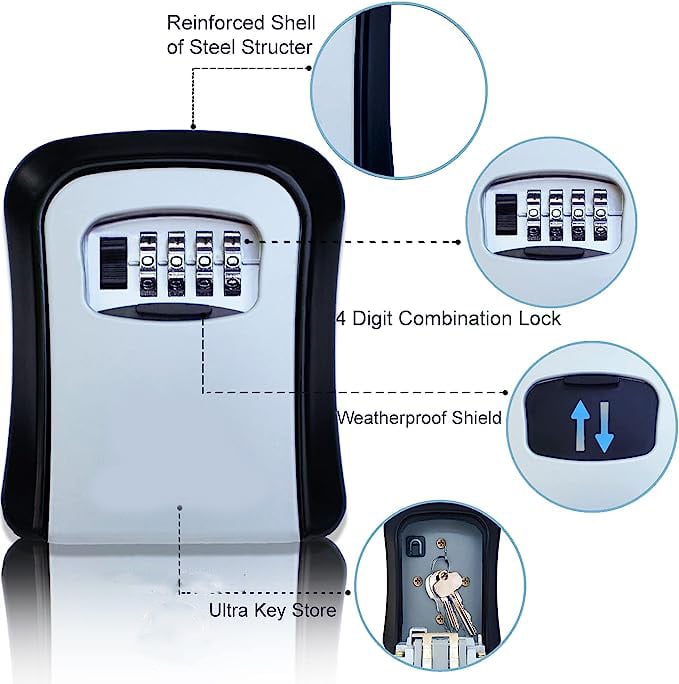 🔐 Save 50%! 🏠 Wall‑Mounted Key Lock Box – Secure, sturdy & easy access ✨