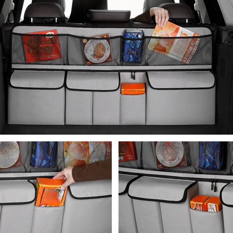 Space-Saving Hanging Trunk Storage Bag for Car
