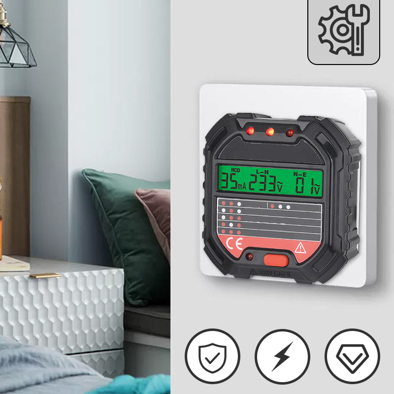 Multi-function Digital Socket Tester