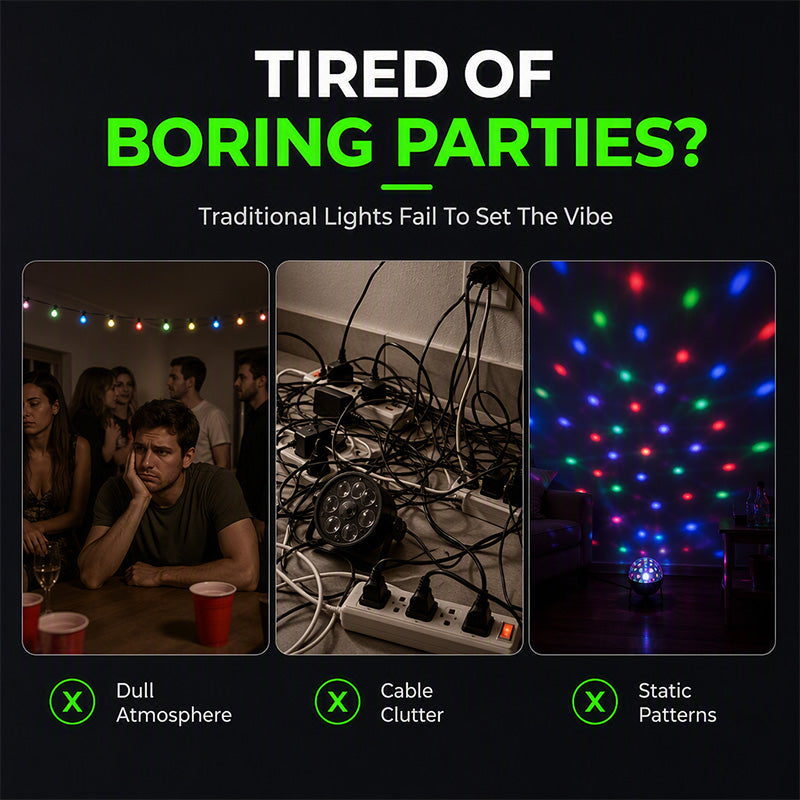 Rechargeable Party Laser Light with Remote Control
